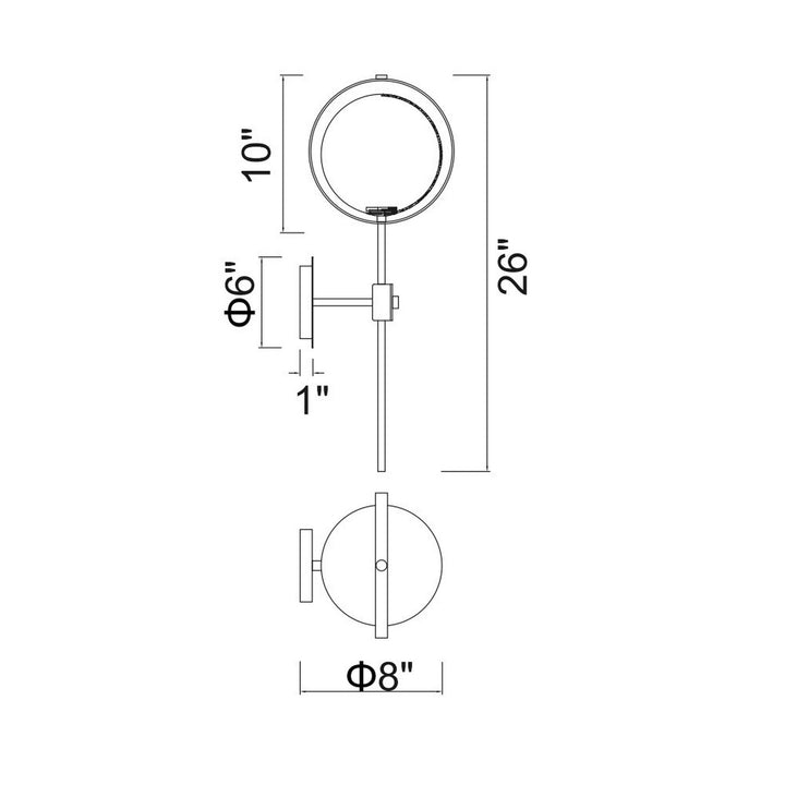Da Vinci - 1 Light Wall Sconce