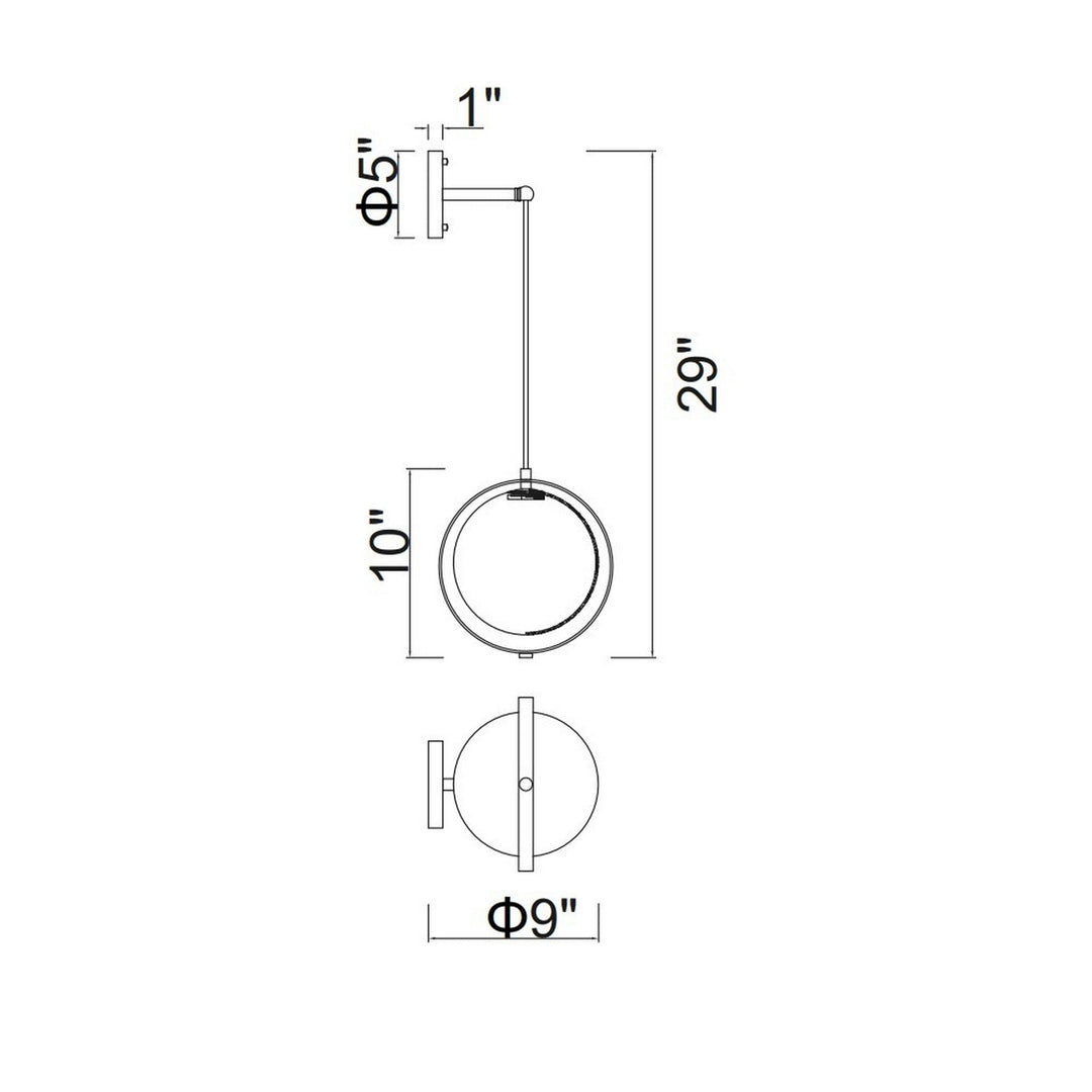 Da Vinci - 1 Light Wall Sconce