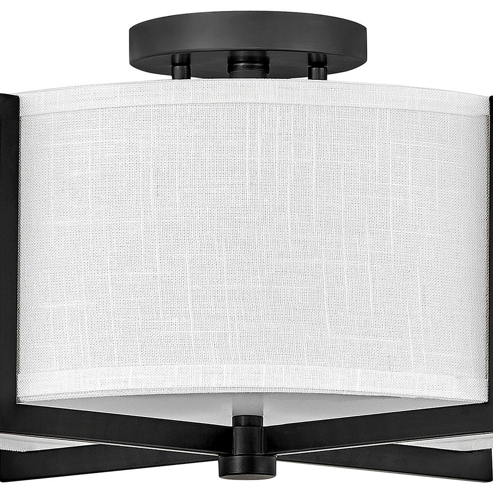 Axis Off White Semi-Flush Mount