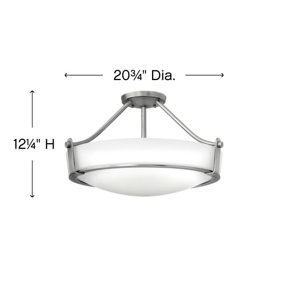 Hathaway Medium Semi-Flush Mount