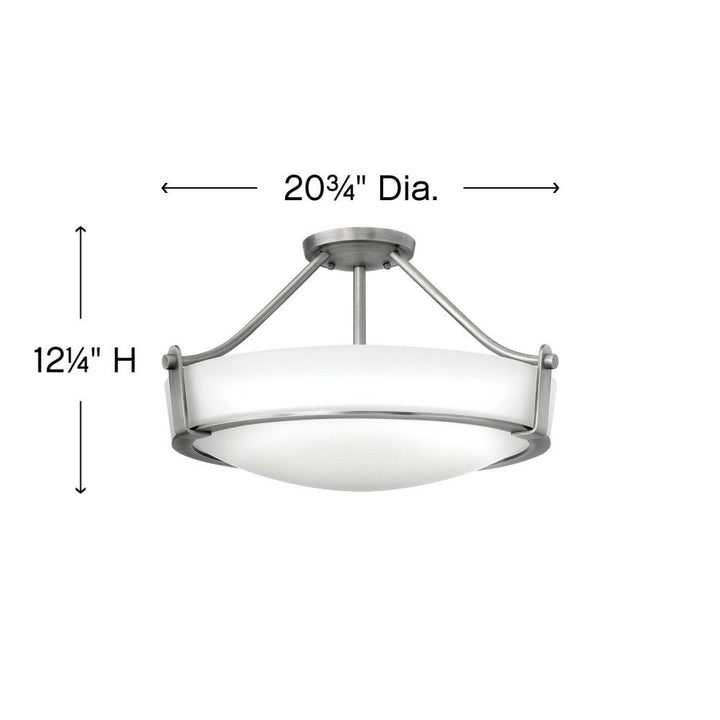 Hathaway Medium Semi-Flush Mount