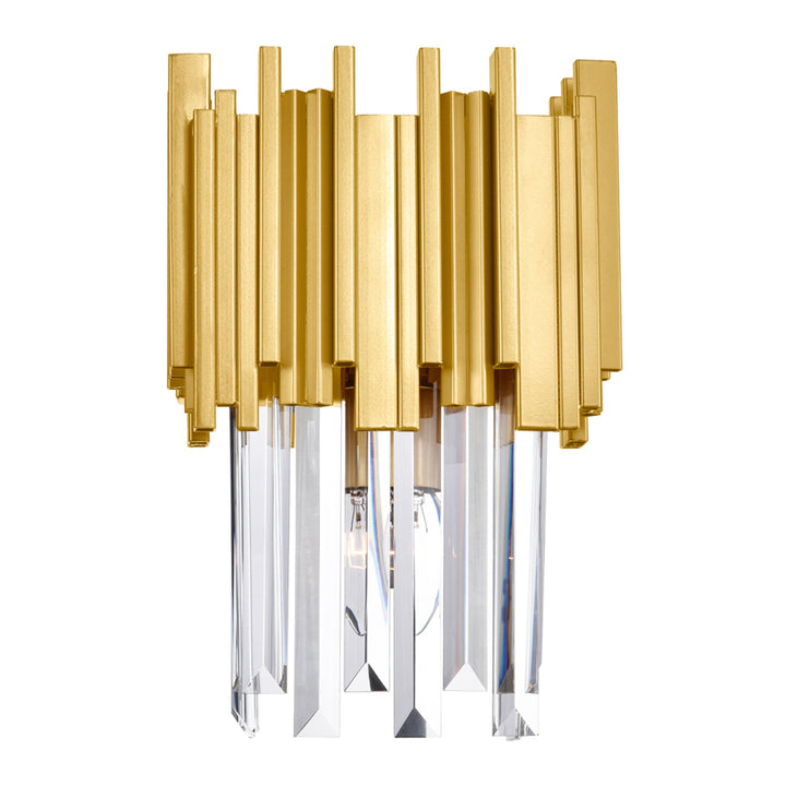 Deco - 1 Light Wall Sconce with Crystals