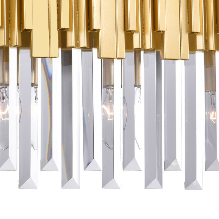Deco - 3 Light Vanity Light with Crystals