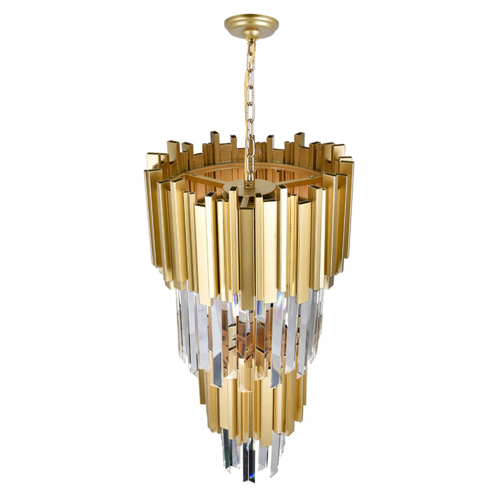 Deco - 4 Light Pendant with Crystals