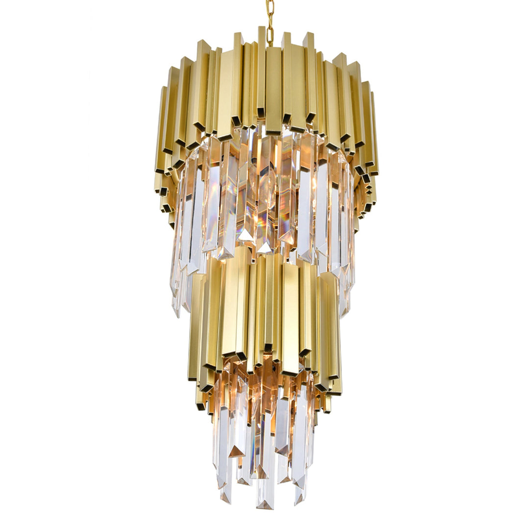 Deco - 4 Light Pendant with Crystals