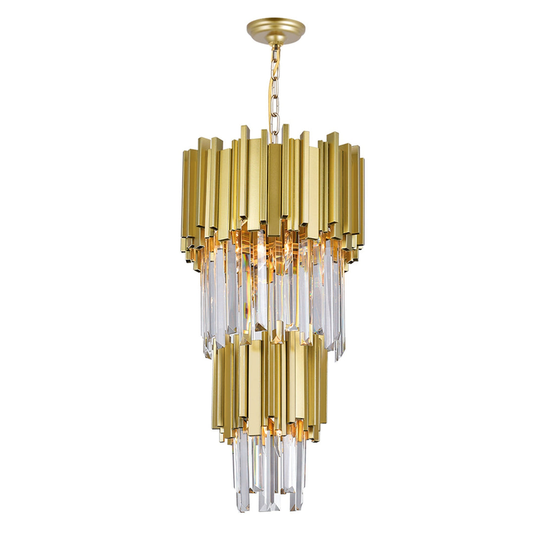 Deco - 4 Light Pendant with Crystals