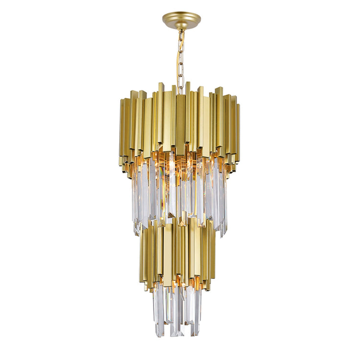 Deco - 4 Light Pendant with Crystals