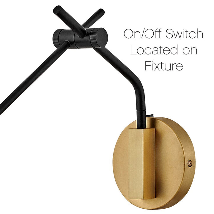 Sinclair Large Swing Arm Single Light Sconce