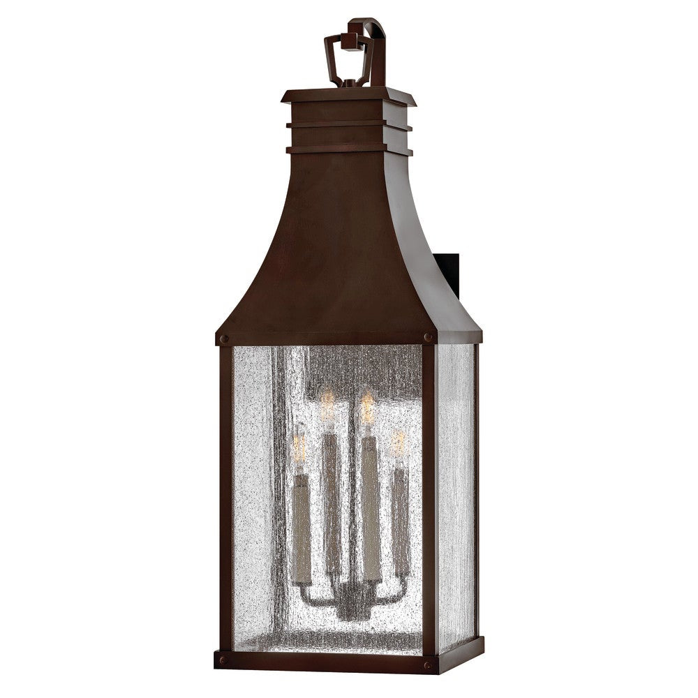 Beacon Hill Outdoor Wall Light in Blackened Copper by Hinkley