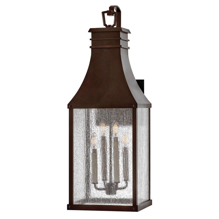 Beacon Hill Outdoor Wall Light in Blackened Copper by Hinkley