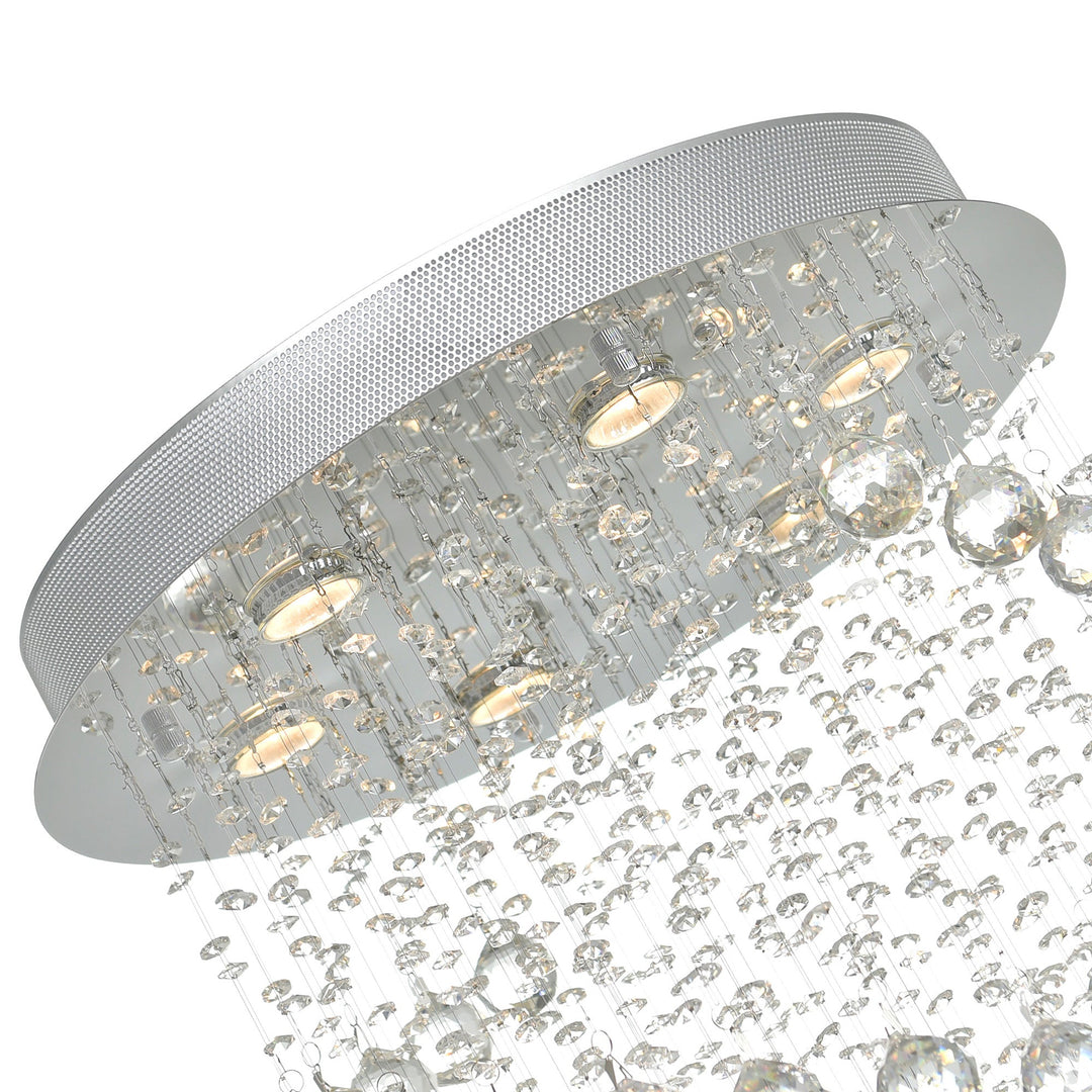Double Spiral - Chandelier with Crystals