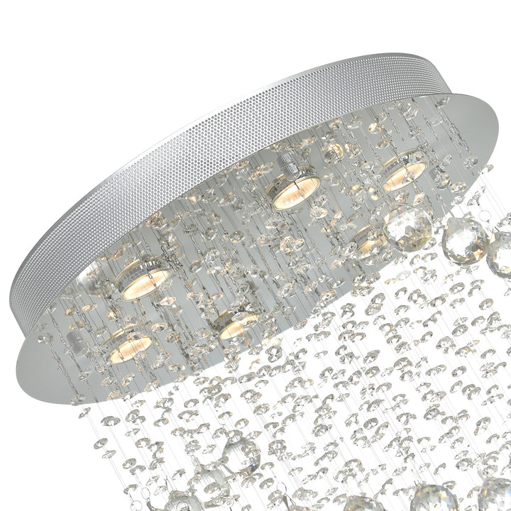 Double Spiral - Chandelier with Crystals