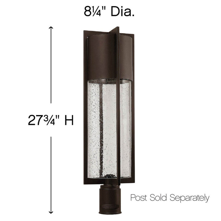 Shelter Large Post Mount Lantern