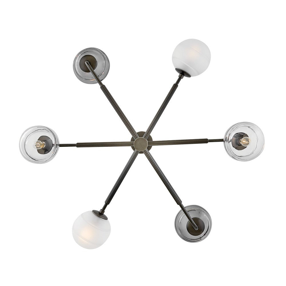 Oberon Large Adjustable Single Tier Chandelier