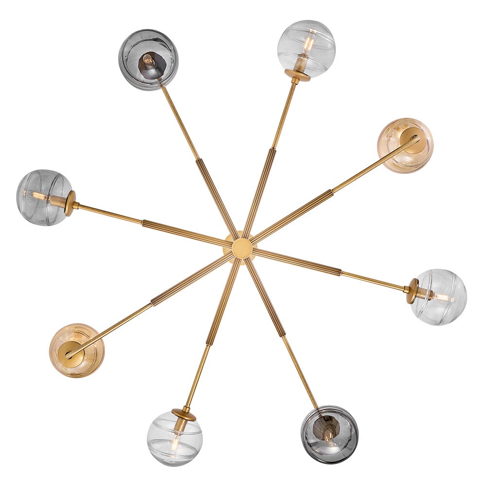 Oberon Large Adjustable Single Tier Chandelier