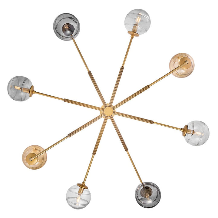 Oberon Large Adjustable Single Tier Chandelier