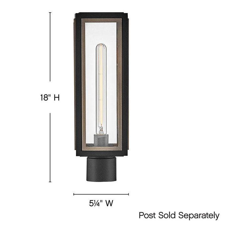 Shaw Medium Post Mount Lantern