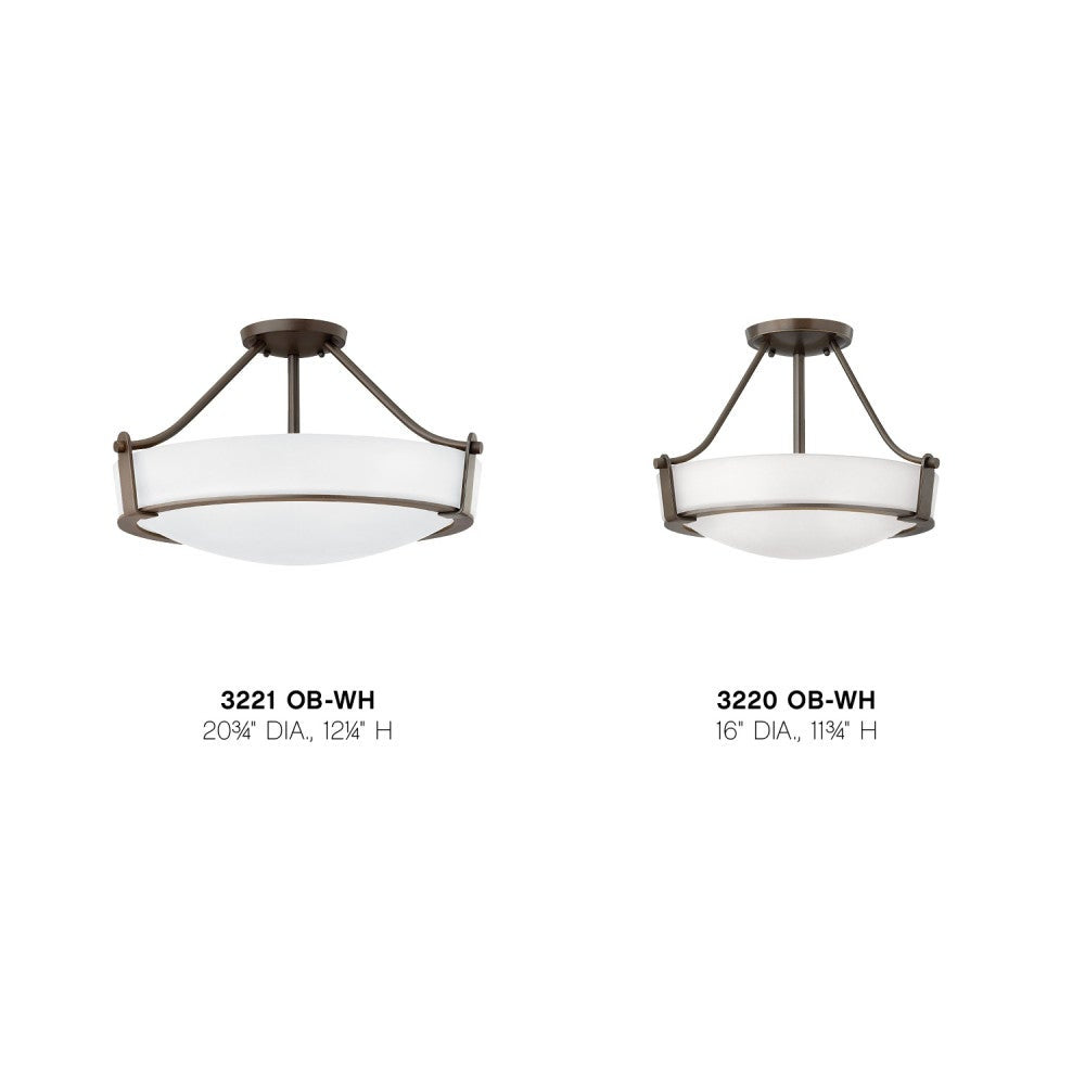 Hathaway Medium Semi-Flush Mount