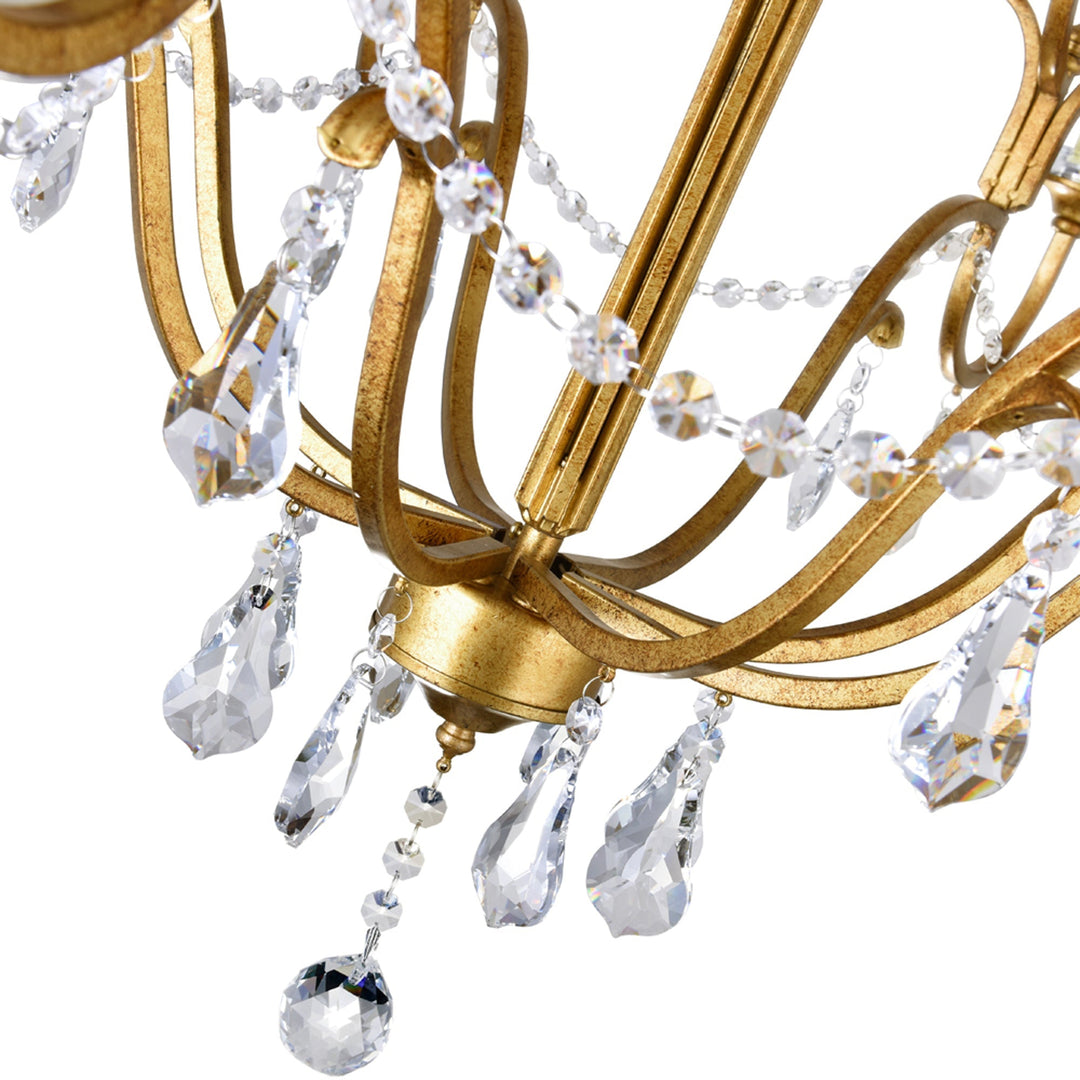 Electra - Chandelier with Crystals