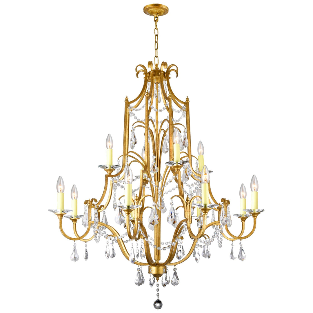 Electra - Chandelier with Crystals