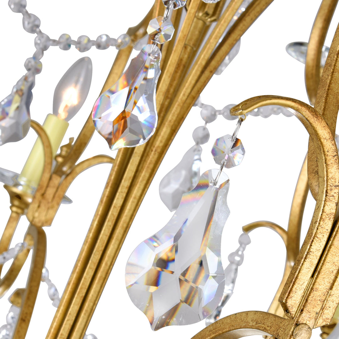 Electra - Chandelier with Crystals