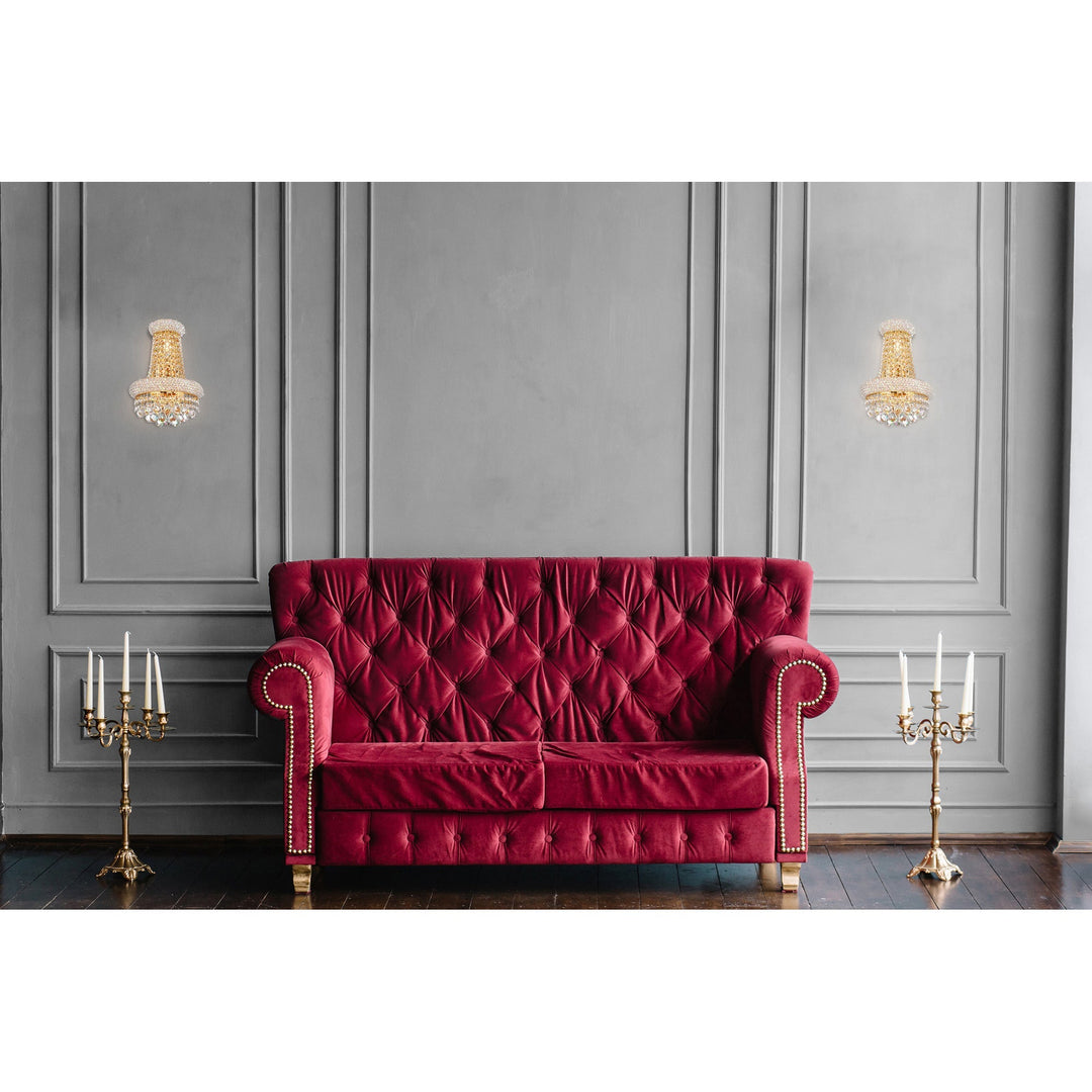 Empire - Wall Sconce with Crystals