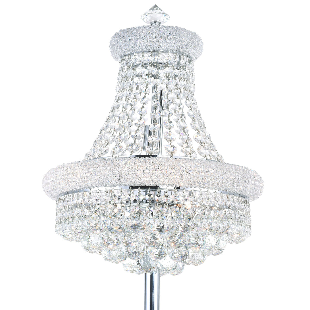 Empire - 8 Light Floor Lamp with Crystals by CWI Lighting - view 3