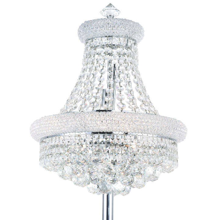Empire - 8 Light Floor Lamp with Crystals by CWI Lighting - view 3
