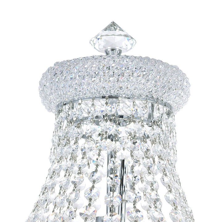 Empire - 8 Light Floor Lamp with Crystals by CWI Lighting - view 5