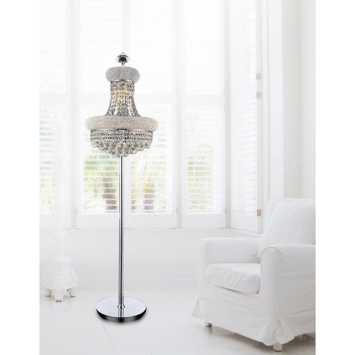 Empire - 8 Light Floor Lamp with Crystals by CWI Lighting - view 7