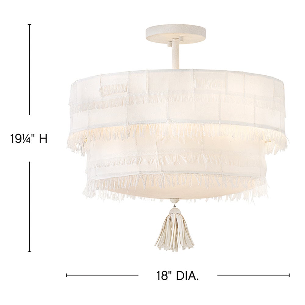 Baya Medium Semi-Flush Mount