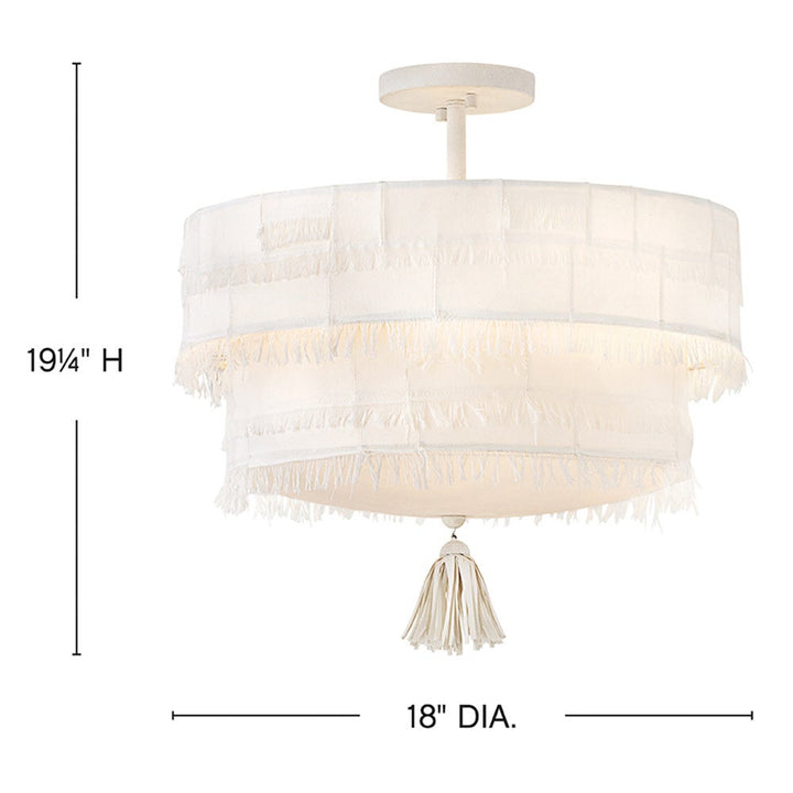 Baya Medium Semi-Flush Mount