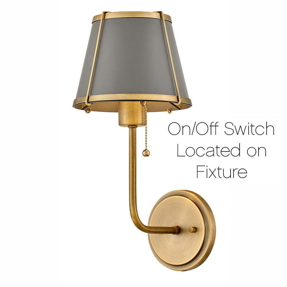 Clarke Medium Single Light Sconce