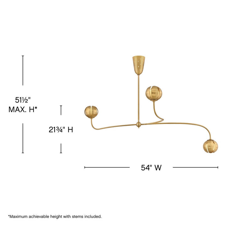 Anthos Large Abstract Chandelier