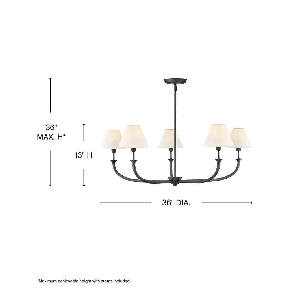 Greta Large Formal Chandelier