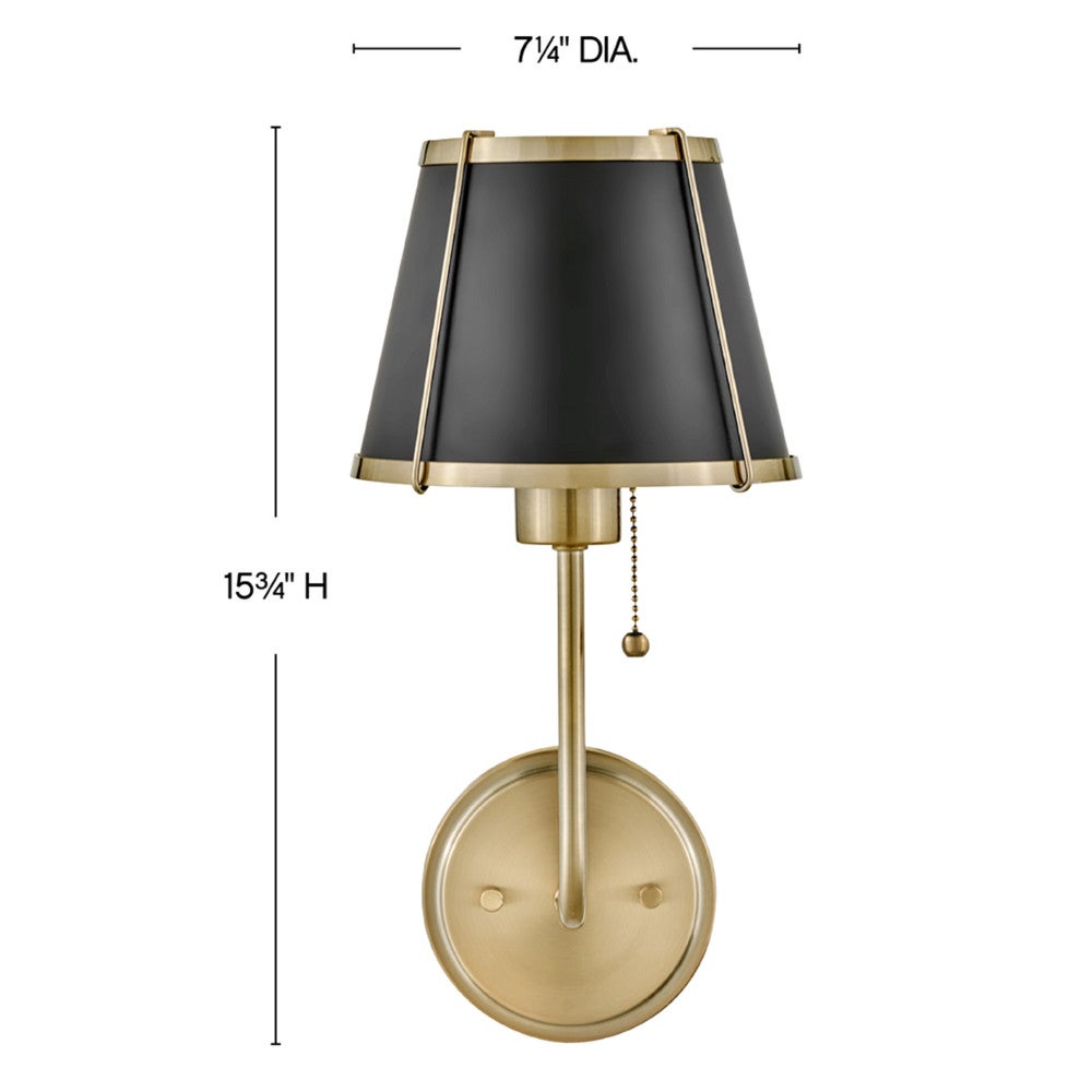 Clarke Medium Single Light Sconce