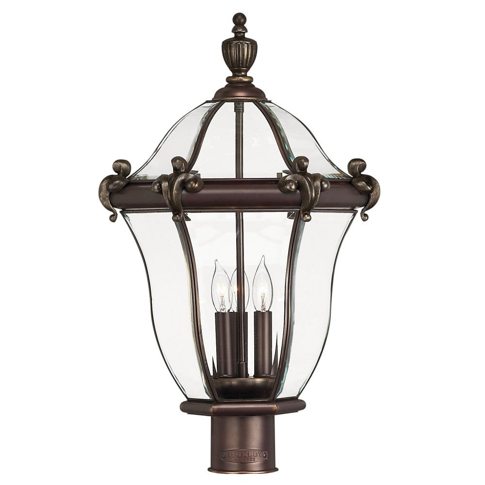 San Clemente Post Mount Lantern