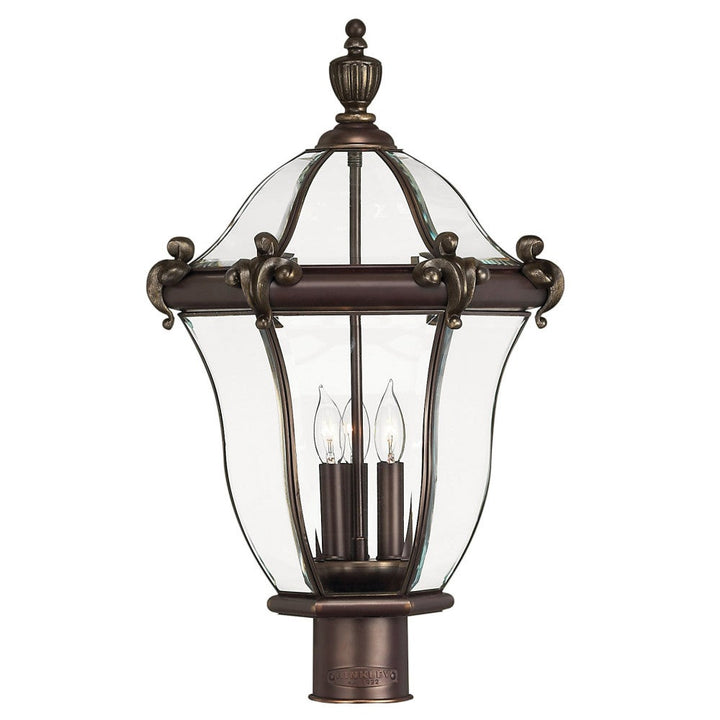 San Clemente Post Mount Lantern
