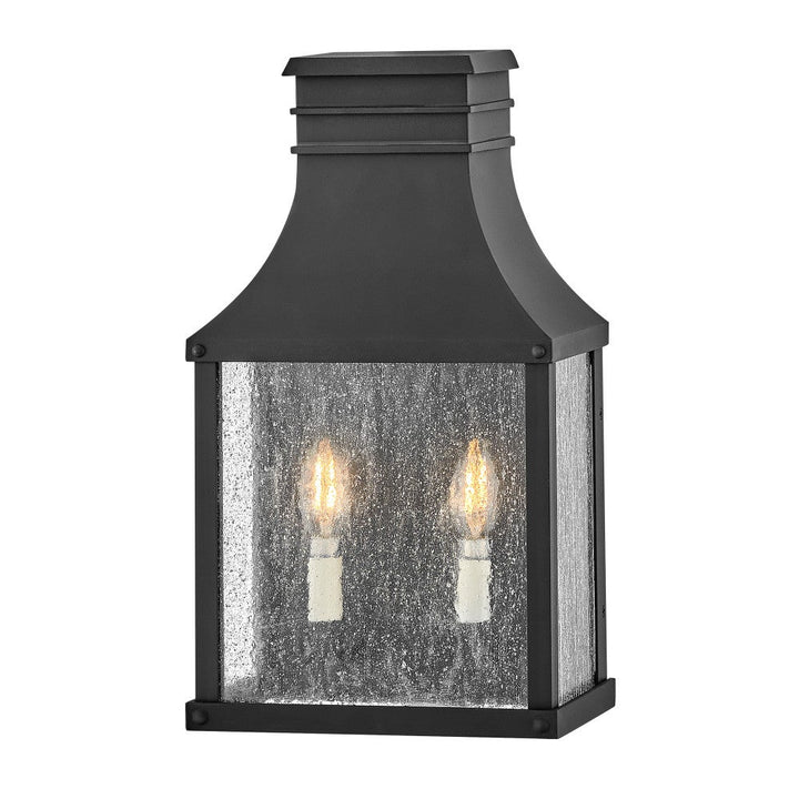 Beacon Hill Outdoor Wall Light in Museum Black by Hinkley