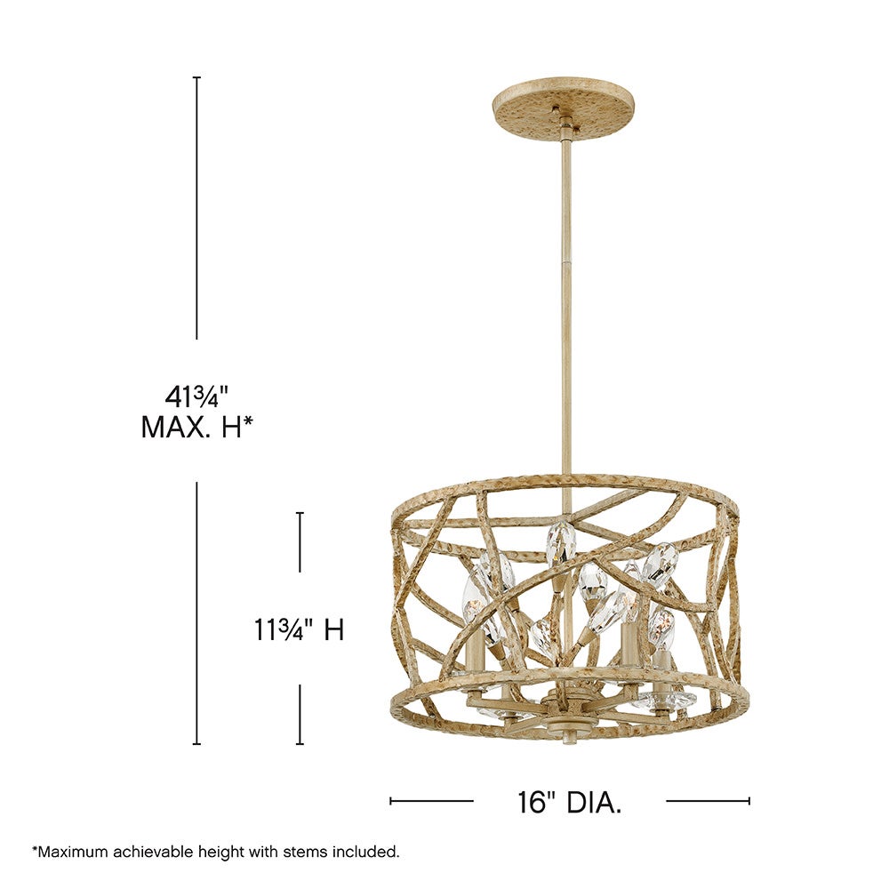 Eve Medium Convertible Flush Mount