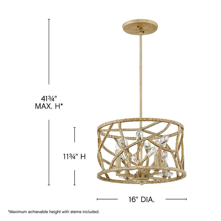 Eve Medium Convertible Flush Mount