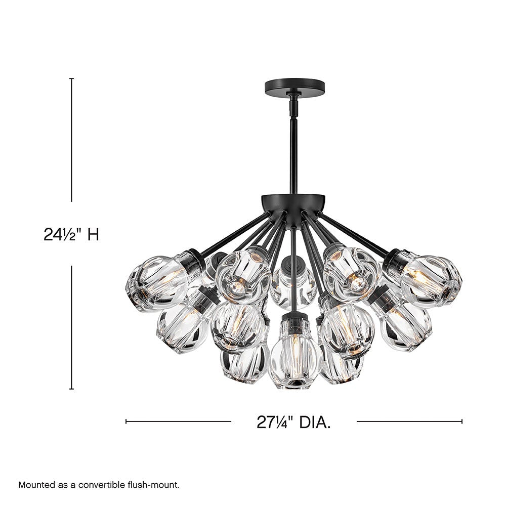 Elise Medium Convertible Chandelier