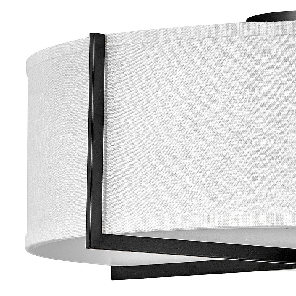 Axis Off White Semi-Flush Mount
