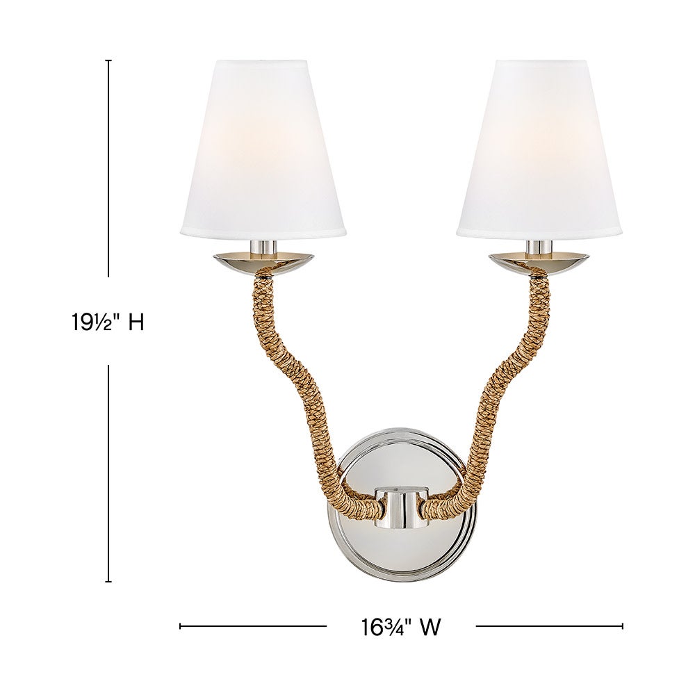 Harwich Medium Two Light Sconce