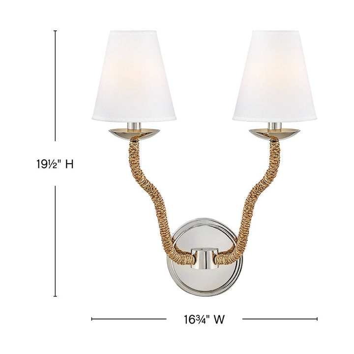 Harwich Medium Two Light Sconce