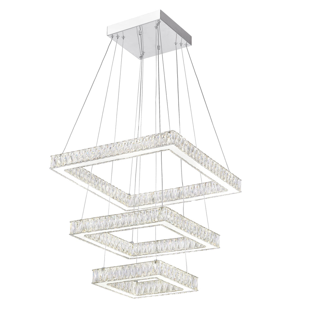 Florence - LED Chandelier with Crystals