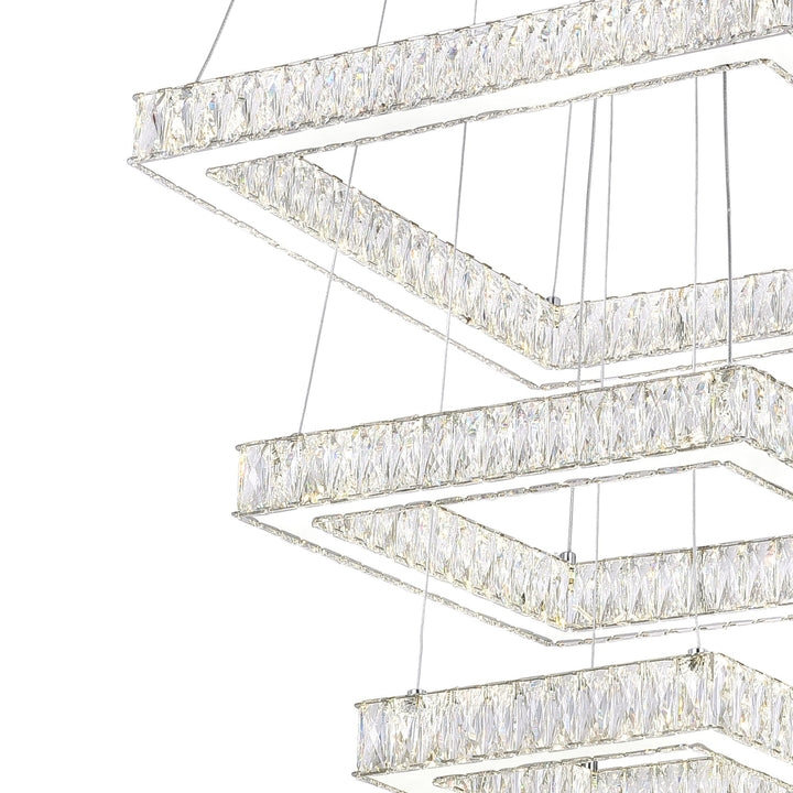 Florence - LED Chandelier with Crystals