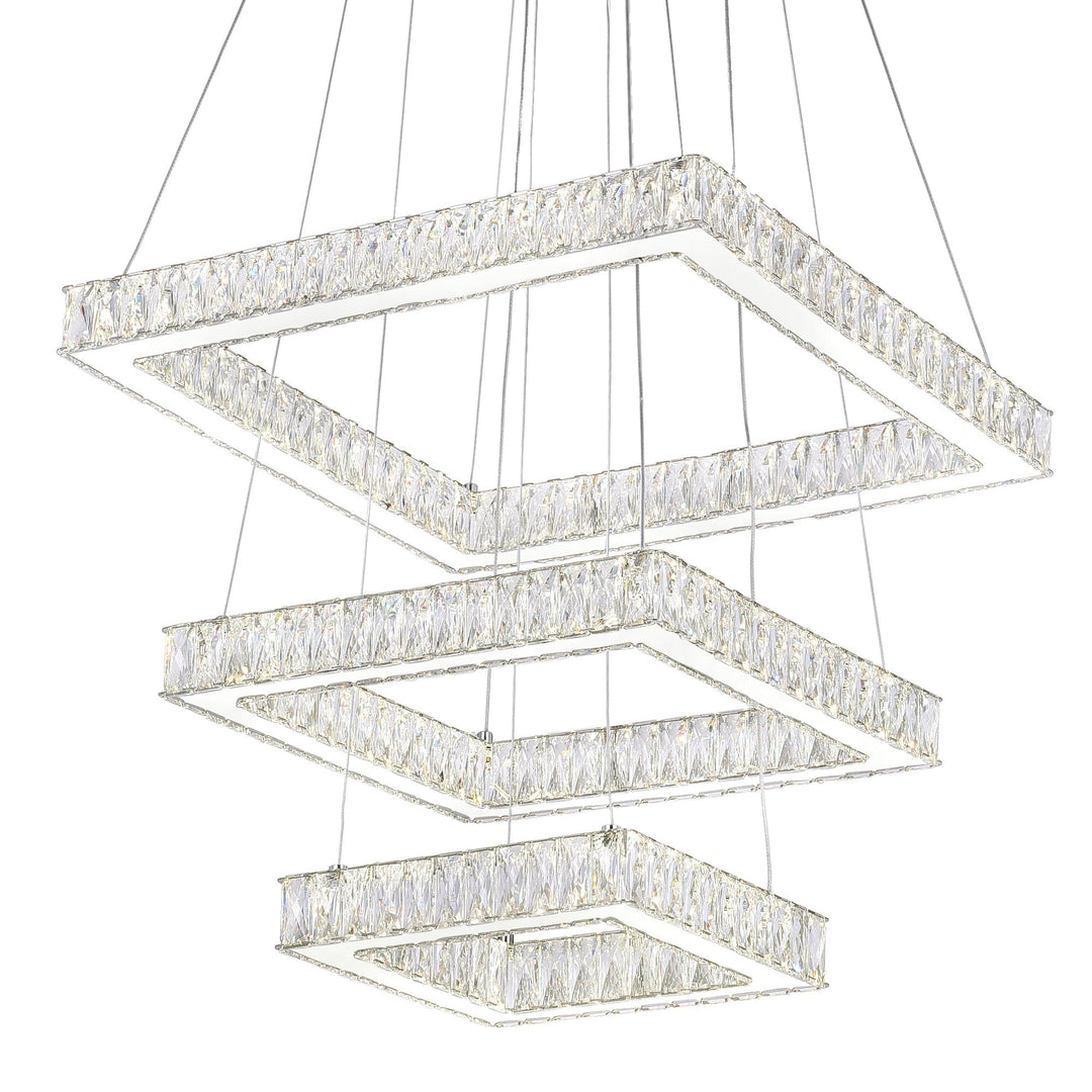 Florence - LED Chandelier with Crystals