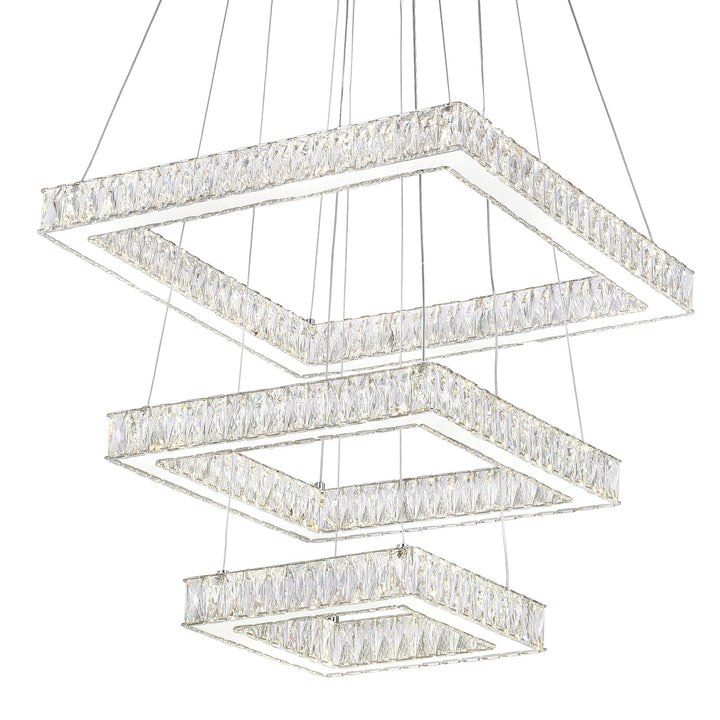 Florence - LED Chandelier with Crystals