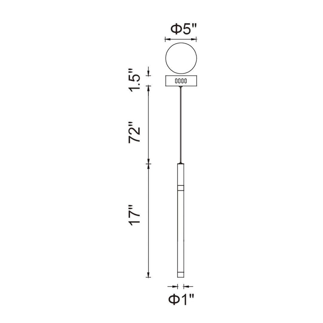 Flute - LED Pendant
